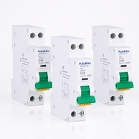 Interruptor de Circuito RCBO Tipo AC 230V, Interruptor de Corriente Residual Integrado para el Hogar