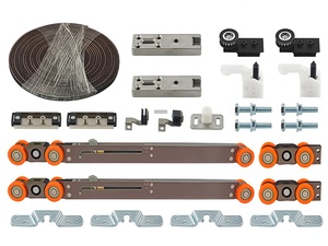 Đồng Bộ đảo ngược mềm-đóng cửa đôi Hệ thống con lăn đồ nội thất phần cứng Bộ dụng cụ cho nhà bếp ứng dụng - Product Image 2