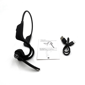 Casque d'intercom à conduction osseuse avec microphone rotatif à 320 degrés pour l'application Zello - Product Image 3