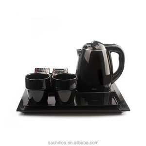 Bouilloire électrique portable à double paroi de 1,2 L, chauffe-eau rapide en acier inoxydable, chauffe-thé, contrôleur traditionnel chinois, plateau de bienvenue - Product Image 1