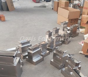 Laboratório selado aço inoxidável Carvão Riffle Preparação Amostra Splitter Amostra Divisor Riffle Box - Product Image 5