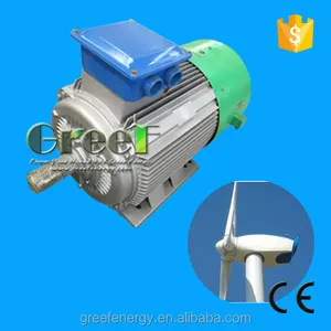 Niedriggeschwindigkeitsgenerator, der auf wasser läuft, niedrige drehzahlen pro minute permanentmagnetgenerator für wasser, wellenstromverwendung