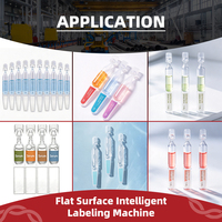 Machine d'étiquetage intelligente à grande vitesse pour surfaces planes, unité d'alimentation servo pour étiquettes BFS, ampoules cosmétiques à usage unique