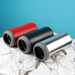 Nouveaux produits personnalisés refroidisseur de bouteilles de vin à double paroi isolé avec poignée et couvercle - Product Image 4