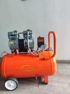 เครื่องอัดอากาศแบบพกพา 750W 8 บาร์ RM50L แบบเงียบ ความจุถัง 50 ลิตร แนวตั้ง พร้อมมอเตอร์ทองแดง สำหรับงานอุตสาหกรรม ปั๊มลมแบบไร้น้ำมัน ระบายความร้อนด้วยอากาศ - Product Image 2