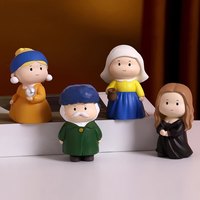 Figur Mainan Keren Artis Terkenal, Ornamen Kecil Kreatif untuk Ruang Tamu, Lemari TV, Hadiah Natal, Ulang Tahun Pelajar, dan Bisnis
