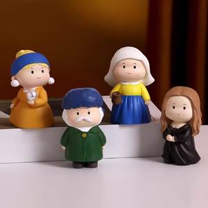 Grande figurine d'artiste tendance, petite décoration créative pour salon, meuble TV, entreprise, Noël, étudiant, cadeau d'anniversaire - Product Image 1