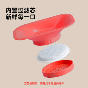 Comedero automático para mascotas Jin Xing con botella de agua y tazón de comida para gatos y perros, diseño de doble tazón con patas altas - Product Image 4