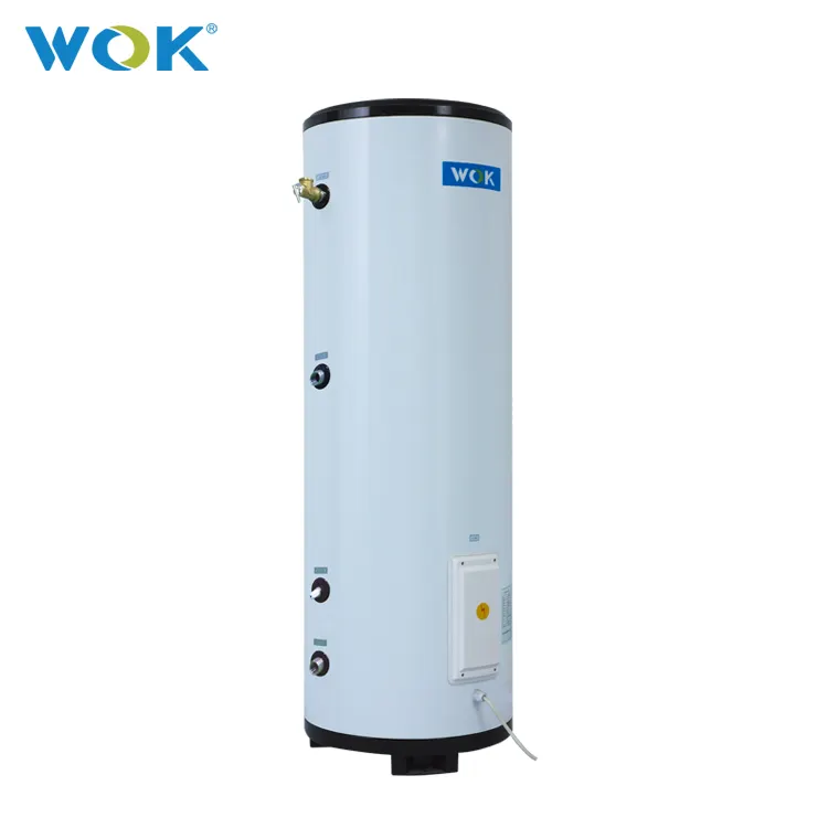 Tanque de agua de acero inoxidable con tubería de bobina para baño, bomba de calor o caldera de gas, 100L, 150L, 200L, 300L, 500L