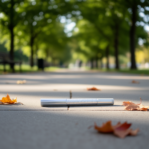 Canne pliante sans rosette L.300 Diam. 30 tubes en plastique pour aides à la marche - Product Image 2