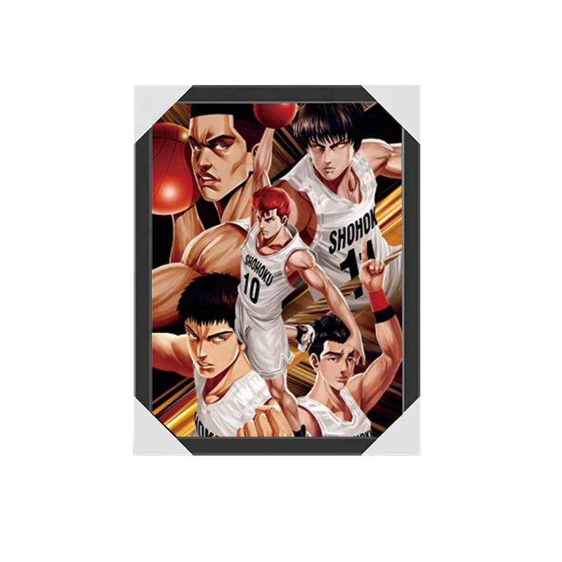 12x16 дюймов 3d японское аниме, линзовидный плакат