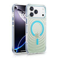 Coque magnétique pour iPhone 13 14 15 16 17 Pro Max, protection contre les chutes, translucide, mate, antichoc, avec protection anti-traces de doigts