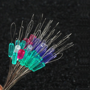 ชุดสายเอ็นตกปลา Aohu Silicone Space Beans สีเขียวม่วงลายคริสตัล ป้องกันการพันกัน - Product Image 2