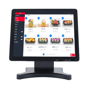 Écran tactile capacitif carré de 19 pouces avec base métallique, ordinateur <span class=keywords><strong>PC</strong></span>, moniteur, écran tactile capacitif industriel de 19 pouces - Product Image 1