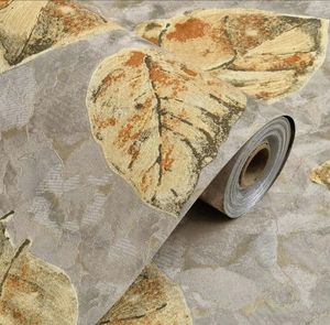 Carta da Parati Autoadesiva con Stampa di Foglie Vintage, Adesivo Murale Botanico Retrò <span class=keywords><strong>per</strong></span> Soggiorno - Product Image 6