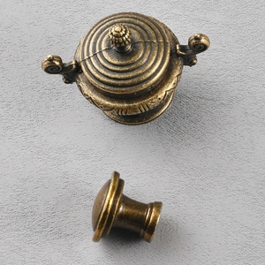 New Chinese-Style Zinc Alloy Eco-Friendly Durable Traditional Kitchen Furniture Handle with Small Easy Installation - Product Image 1