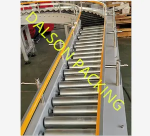 Plastic Box Conveyor/free power motor drived Powered Roller Conveyor Line