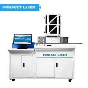 Hoàn hảo Laser quảng cáo Màu nhôm tấm đơn cạnh đôi cạnh uốn tóc bồng 3D thư kênh uốn máy đánh dấu