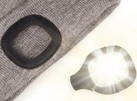 Berretti termici lavorati a maglia con cappello a cuffia invernale a Led rosso bianco con torcia caccia escursionismo lavori di costruzione