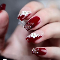 Venta al por Mayor de Fábrica: 24 Uñas Artificiales Reutilizables de ABS, Marca Privada Personalizada, Uñas Postizas de Cobertura Completa con Empaque