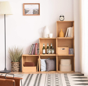 Bacs <span class=keywords><strong>de</strong></span> <span class=keywords><strong>rangement</strong></span> en <span class=keywords><strong>bois</strong></span> empilables personnalisables en usine pour organiser la maison, les livres et les vêtements - Product Image 4
