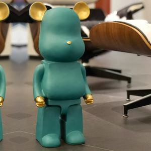 Offre Spéciale Gloomy Ours Intérieur Décoratif Ameublement Articles Grand Ornement Étage Salon Bureau D'ameublement de Bande Dessinée Artisanat - Product Image 5