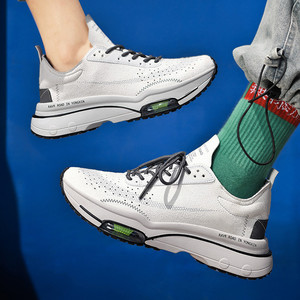 Zapatillas Deportivas con Amortiguación <span class=keywords><strong>de</strong></span> Aire para Parejas, Tallas Grandes 36-46, Modernas, Transpirables, Blancas, para <span class=keywords><strong>Hombre</strong></span> y <span class=keywords><strong>Mujer</strong></span>, Estilo Dad Shoes - Product Image 3