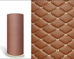 Étanche 3D Texture 0.6 cm Faux Diamant Artificiel Tissu D'ameublement De Voiture Synthétique <span class=keywords><strong>Matelassé</strong></span> Broderie PVC <span class=keywords><strong>Cuir</strong></span> avec Mousse - Product Image 6