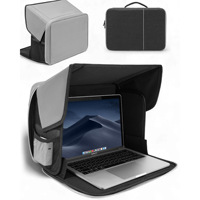 Tas Laptop Desain 2 in 1 Pelindung Matahari Luar Ruangan Lipat Portabel untuk Laptop Bekerja di Luar Ruangan