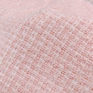 2025 Hot Bán Nhỏ Thơm Phong Cách 100% Polyester Dệt Thô Tweed Vải Cho Ăn Mặc - Product Image 2