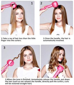 De cabello rizar varita profesional rizadores de pelo que labra la herramienta para mujer sin pelo automático varita/ - Product Image 6