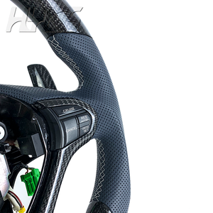 Volant personnalisé en cuir amélioré en fibre de carbone pour l'intérieur de la voiture, adapté à Honda Accord CU2 SPIRIOR - Product Image 4