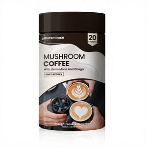 Lifeworth Groothandel Paddenstoelenkoffiepoeder Ondersteunt Aangepaste <span class=keywords><strong>Reishi</strong></span> Paddenstoelenextract Supplement Shiitake Morchelpoeder Volwassenen Verbetering - Product Image 1