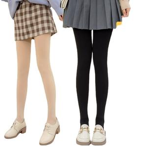 Taille haute Sexy peau nue hiver <span class=keywords><strong>chaud</strong></span> collants femmes élastique mince polaire collants velours épais collants - Product Image 5