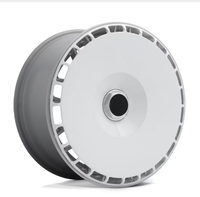 Jante en alliage forgé monobloc style HC AeroDisc avec couvercle de disque aérodynamique turbofan, jante de voiture de rechange pour VW Golf Audi A3 S3 RS3 A4 BMW E30