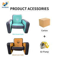 Fauteuil gonflable pliable anti-rayures Novaspark, canapé portable pour chambre à coucher et usage extérieur