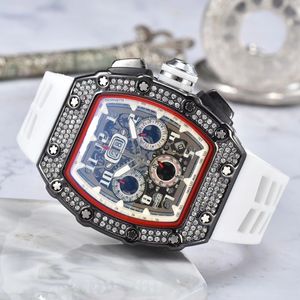 Mode Diamant Ingelegd Luxe Multifunctionele Quartz Herenhorloge Merk Onola Barrel Waterdicht Horloge Fabriek Groothandel - Product Image 6