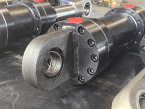 Cylindre hydraulique à double effet 100*125, marine et mini-tracteur, 4 tonnes, vérins de direction assistée pour rotation, chromé - Product Image 4