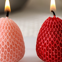 Bougie parfumée en forme de fruit, bougie d'aromathérapie, bougie artisanale en cire de soja, coffret cadeau pour la décoration de la maison, les fêtes