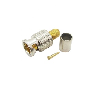 Đầu Nối Uốn Cong Đực <span class=keywords><strong>BNC</strong></span> Đồng Trục RF 75 Ohm Hiệu Suất Cao Cho Cáp RG58 RG59 RG6 - Product Image 5