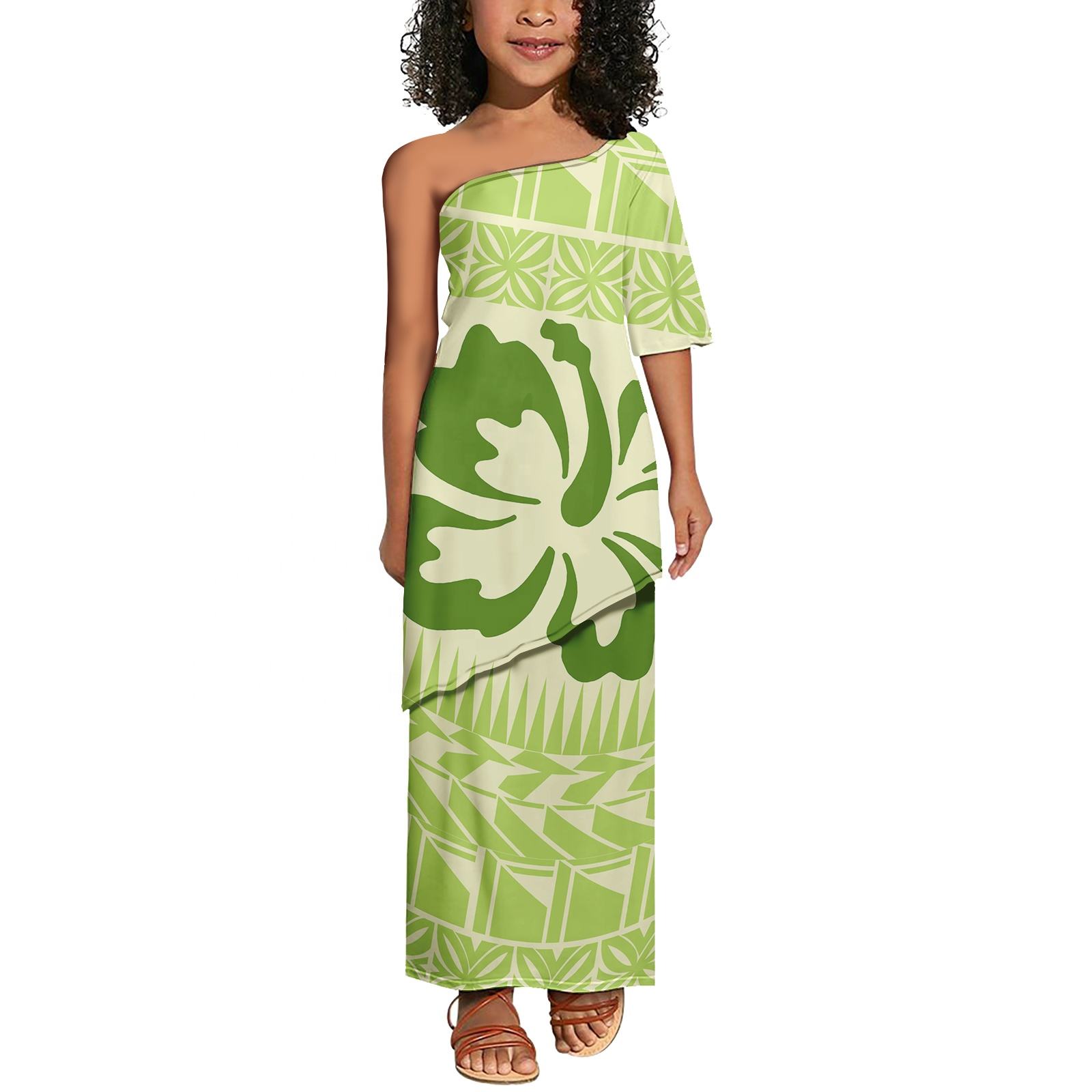 Hawaiian Dress Little Girl Sweet Summer Style for Kids