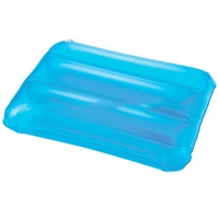 Oreillers gonflables rectangulaires personnalisés en vinyle promotionnels Beach Bum, oreillers de plage transparents en PVC, oreillers d'eau, coussin