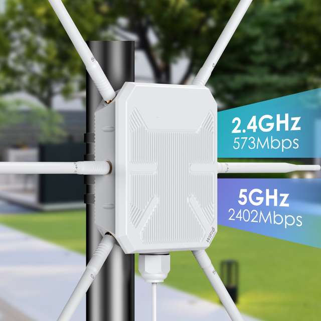 WiFi 6 AX3000 Dual Band Outdoor Router