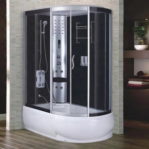 Aokeliya german steam massage shower room shower cabin with roof for 2 person