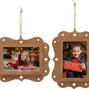 Wood Photo <b>Frame</b> Rectangular <b>Wall</b> Hanging Durable For Living Room Bedroom Study - Product Image 5