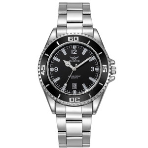 Orologio da Uomo di Lusso Esplosivo all'Ingrosso al Quarzo Tendenza Moda Quadrante Grande in Acciaio Inossidabile Orologio da Uomo d'Affari - Product Image 4