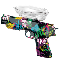 Vente chaude 1911 Électrique Gel D'eau Boule Perles Pistola De Balin Gel Boules Mousse Blaster Automatique Éclaboussures Jouet Pistolets pour Garçons