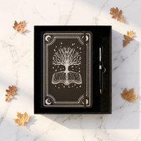 Coffret cadeau premium personnalisé de haute qualité avec journal et stylo A5 reliés en couverture rigide, idéal pour les cadeaux d'affaires