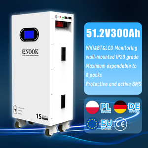 15.36KW 가정용 에너지 저장 Lifepo4 배터리 팩 51.2V 280ah 태양광 저장 에너지 배터리 각형 셀 - Product Image 1