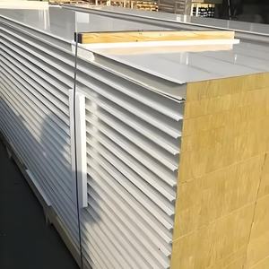 Couleur acier 50mm isolé EPS/<span class=keywords><strong>laine</strong></span> <span class=keywords><strong>de</strong></span> roche panneau sandwich en aluminium PU polyuréthane toit mur - Product Image 4